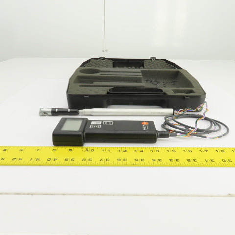 Testo 0560.4405 440 Airflow Meter Kit W/0635.9544 Needs New Cable