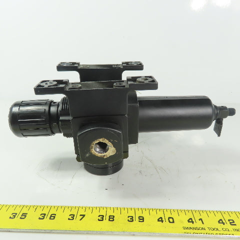 Norgren 3/8"x1/4" NPT Compressed Filter Air Pressure Regulator W/Shut off