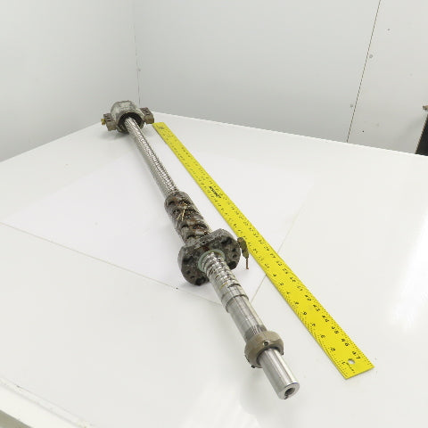 Yamazaki Mazak FH-580/40 Ball Screw & Nut 14mm Pitch 48" OAL 26" Travel 40mm OD