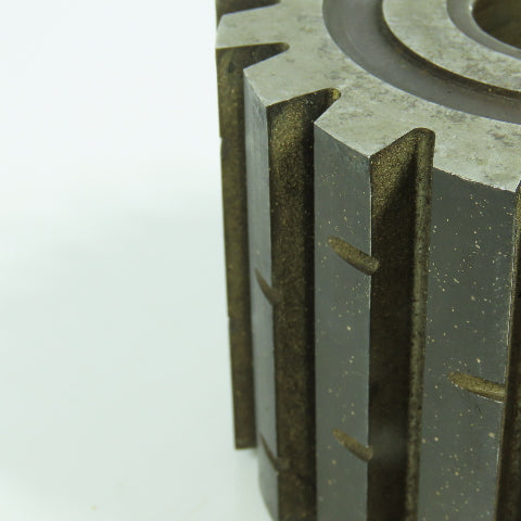 3-1/2" x 2-1/2" Horizontal Plain Milling Slot Cutter 1" Arbor