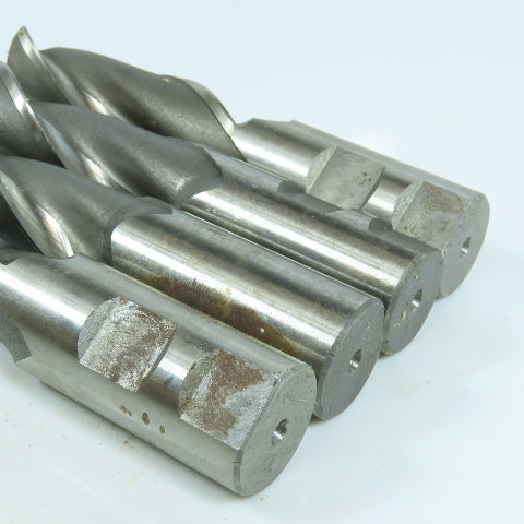 1" Square End Mill 2 Flute 3" LOC 1" Weldon Shank 5-1/2" OAL Lot of 3