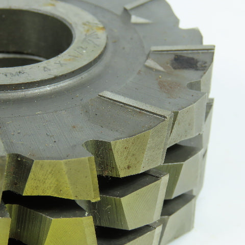 3-3/4"x 1/2"x 1-1/4" Slitting Saw Side Milling Cutter Staggered 24 Tooth Lot/3