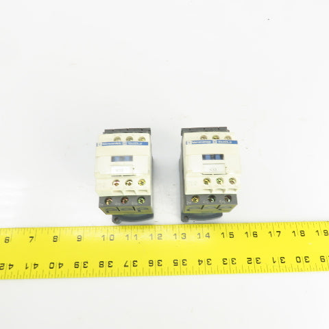 Telemecanique LC1D18 600V 32A Contactor 24V DC Coil Lot Of 2