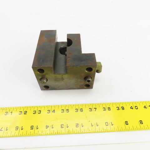 Bolt Down Coolant Fed CNC Lathe Turret Tool Holder 22mm/1" Shank 105mmx71mm Base