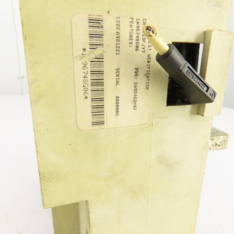 Westinghouse WB53FJ Nema Size 5 Standalone Overload 270A 600V 60HZ