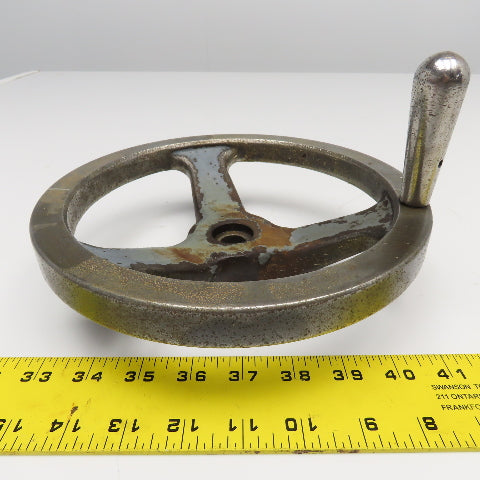 9" Machine Advance Hand Wheel Cast Iron 11/16" Keyed Bore