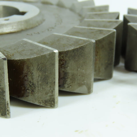 ITW 5" x 13/16"(.8125") Side Milling Cutter 1-1/4" Arbor Straight 24 Tooth Lot/2