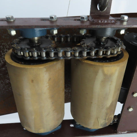 1/2HP Roll Power Material Feeder 21.5FPM/30RPM 120V 1PH 9" W Rollers