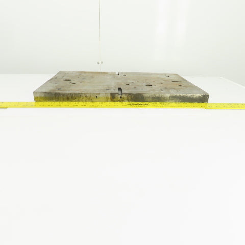 12-3/4" x 15" x 1-1/4" Thick Steel Jig Fixture Setup Plate