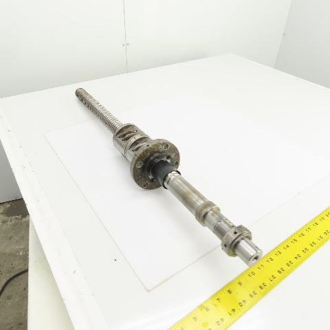 40mm Single Start 10mm Pitch Ball Screw & Nut 19-1/2" Screw Length 35-3/8" OAL