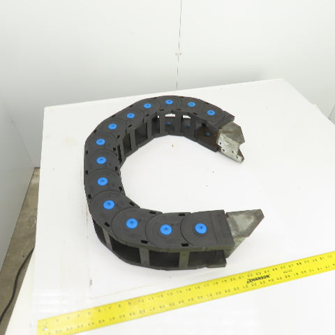 CPS CP 090E R180 57" OAL Cable Carrier Energy Chain 3-1/4 x 3-3/4" W/Connectors