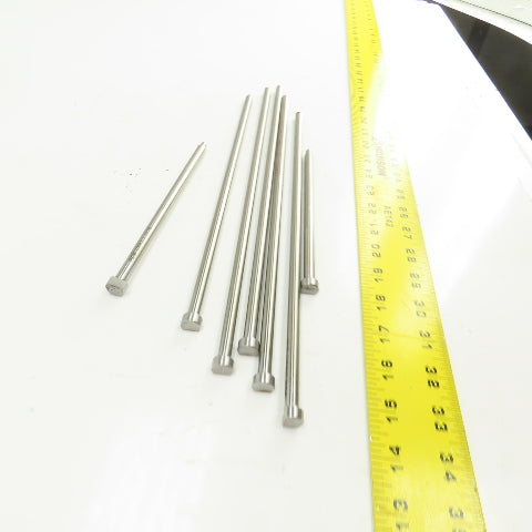 PCS DNP21T Tangent D-Head Ejector Pin Nitrided 5/16" Dia. Misc. Lengths Lot Of 7
