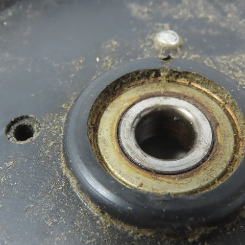 Flat Idler Conveyor Belt Pulley 6-1/4" OD 1" Wide 12mm Bearing Bore