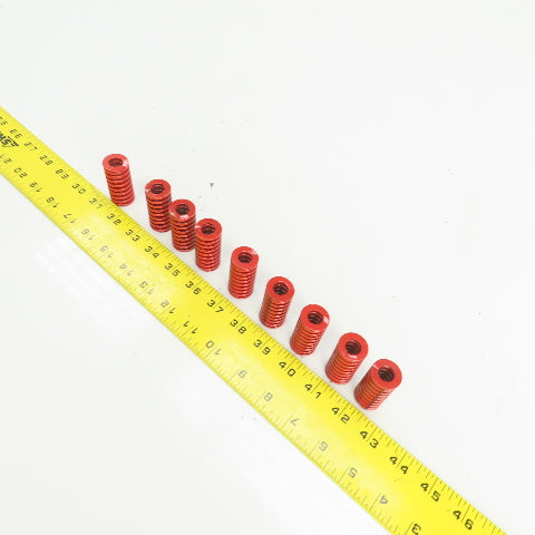 Misumi SWM22-45 22mm x 45mm L Red Coil Spring Lot Of 9