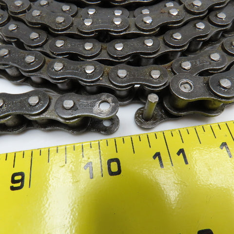 RS40 ANSI #40 Single Row Riveted Roller Chain 16'