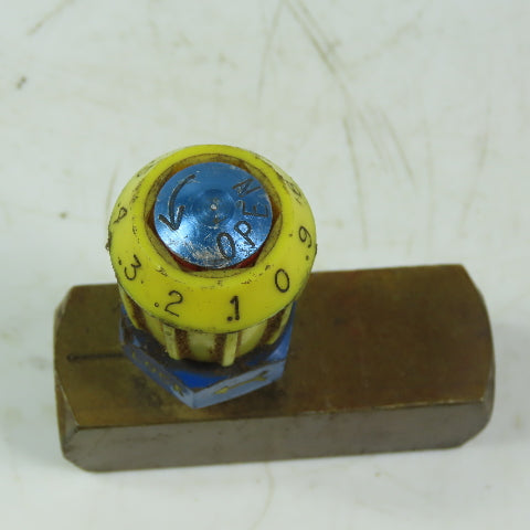 Deltrol EFL-25-B PENU-TROL Easy Read Pneumatic Brass Flow Control Valve