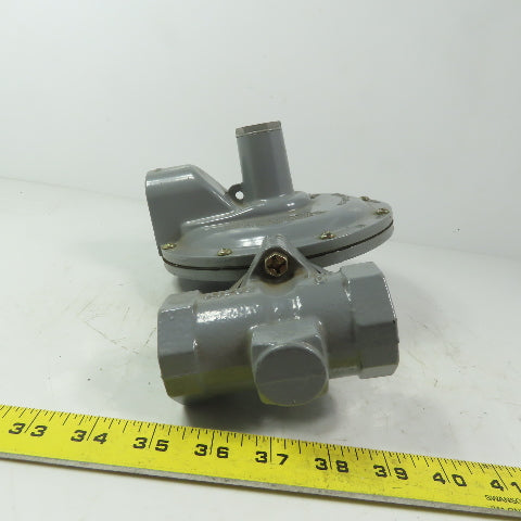 Fisher Controls S100K Gas Pressure Regulator 5.5-8.5 WC W/Relief Valve 3/4" NPT