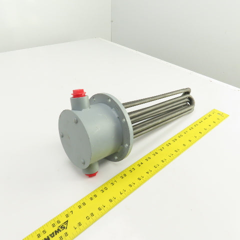 Mokon 011050 Flanged Immersion Heater Incoloy 12KW 460V 13 1/8" Long