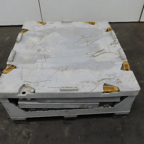 Arca Systems 48" x 40" x 44" Tall Plastic Pallet Box Collapsible Storage Tote