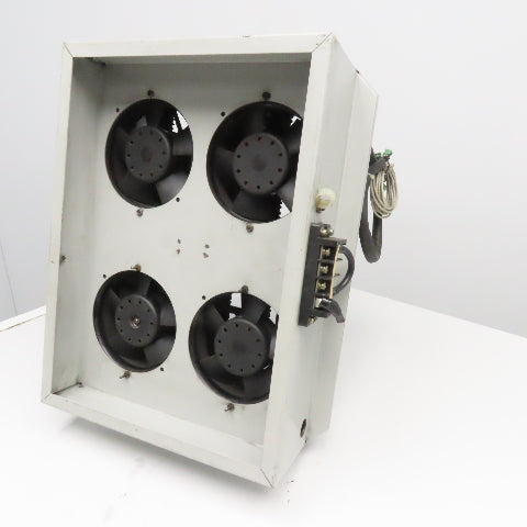 8OhmJ 16OhmJ 300V Multi Value Wire Wound Resister Bank W/ Cooling Fans