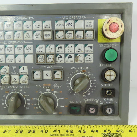 Okuma E0105-566-103-2 MPN7000 CNC Machine Operator Control Panel