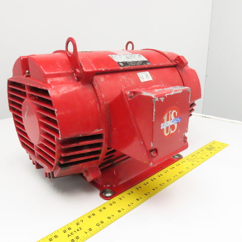 US Motor 20Hp 1760RPM 3Ph 208-230/460V 256T Drip Proof AC Motor