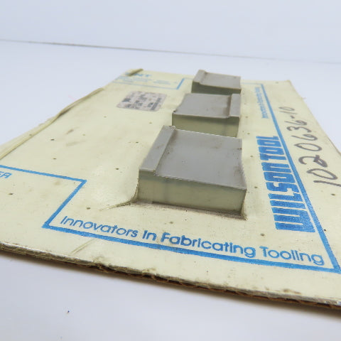Wilson Tool 1020636-10 13439 3-1/2 Thick Cluster RT 1.500 x 0.375 Lot Of 3