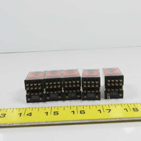 Omron MY4 24VDC General Purpose Relay 14 Pin Lot Of 5