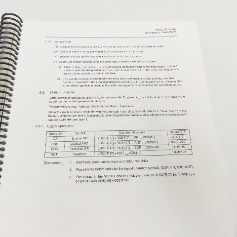 Okuma MX-45VAE OSP7000M Programming Manual 2nd Edition 3752-E-R1