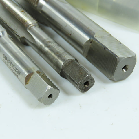 1/2"-20 & 3/4"-16 Straight Thread Plug Tap 3 Flute GH4 Lot of 4