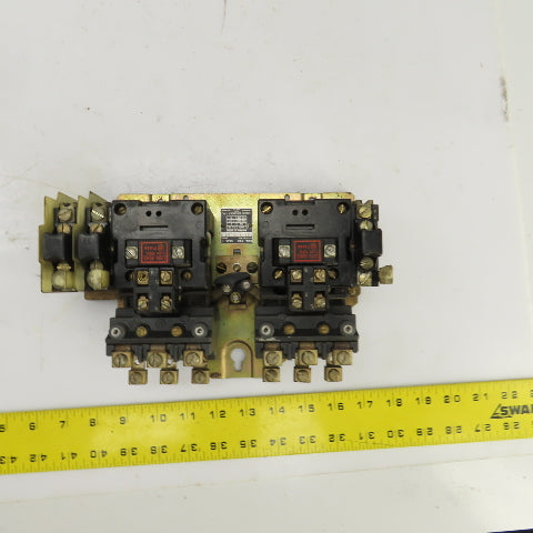 Allen Bradley 705-B0D103 Size 1 Reversing Starter 3-10HP 120-600V 120V Coil