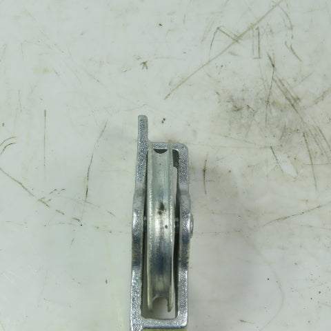 Galvanized Cast Iron Horizontal Mounted Pulleys for 3/16 Wire Rope Lot of 2