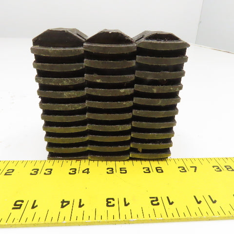 3-1/2" x 1-1/4" x 2-7/8" Tall Lathe Scroll Chuck Step Hard Jaws Lot Of 3