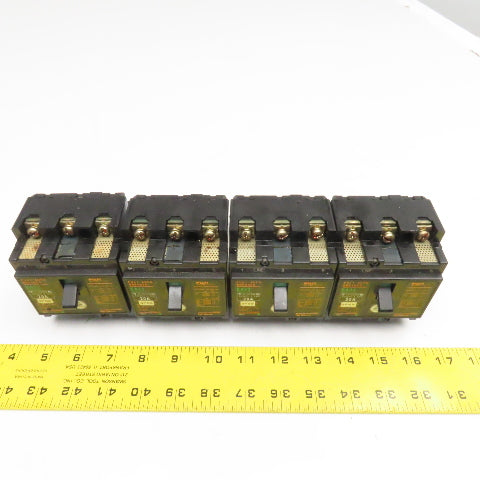 Fuji EA33 20A 460V 3 Pole Circuit Breaker Lot Of 4