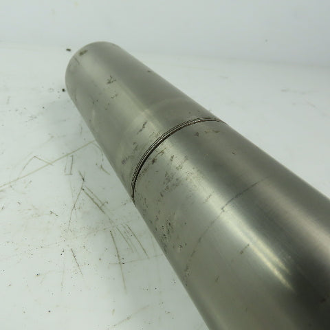 2" OD x 12" Stainless Steel Gravity Roller 3/4" Round Shaft