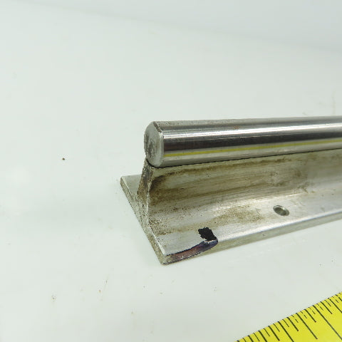 1/2" Dia. x 16" Long Linear Rail Assembly Aluminum Base Stand & Steel Shaft