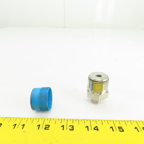 Swagelok Stainless Steel Reducing Adapter 3/4" NPT Male x 1/4" Tube Fitting Male