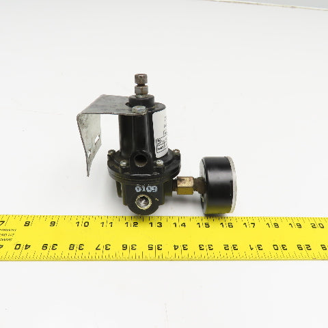 Dematic 1/4" NPT Compressed Air Regulator 500PSI MAX .05-30PSI Output