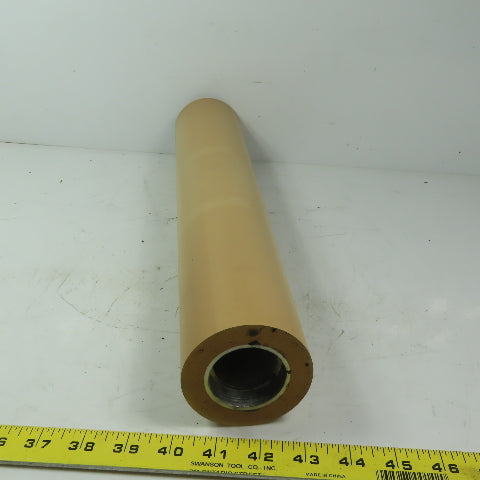 Aluminum 3" Diam. x 16-1/2" Rubber Lagged Conveyor Roller