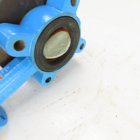 Bray Ser. 31H 2-1/2" Manual Butterfly Valve 250PSI 4-Bolt 7" Flange OD