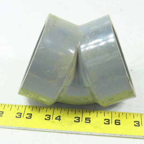 2" FPT x 2" FPT 45° Elbow Gray Sch 80 PVC Lot of 2