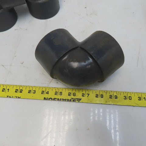 NIBCO 2" Pipe FPT x FPT Schedule 80 Gray 90° PVC Elbow Lot of 8
