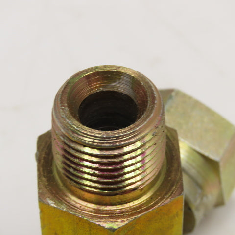 3/8" (-6) NPSM Female Swivel x 3/8-18 NPSM Male Elbow Adaptor