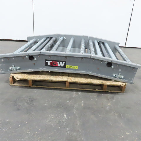 TGW 34" Wide x 54" Roller Bed Double Noseover Conveyor Discharge Section