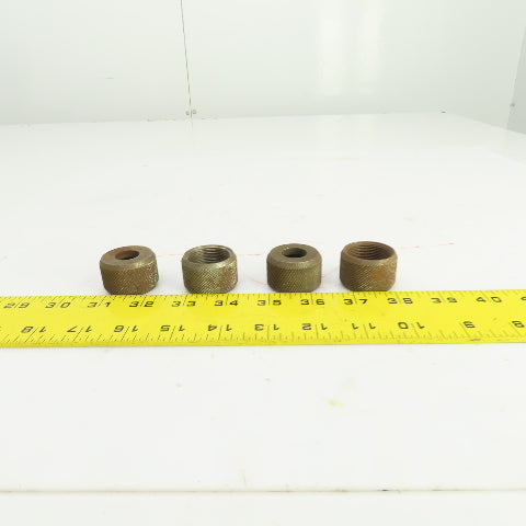 5/8" Tube x 1-1/16"-1.25TPI Adapter Nut Lot Of 4