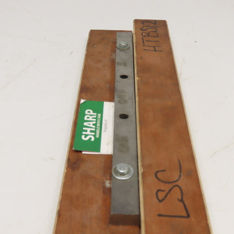 HTBS12 Guillotine Shear Blade 12-1/2" x 13mm Sharp Tapered 3" Hole Center