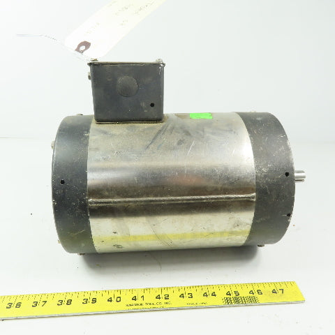 Leeson Washguard 1/3Hp Stainless Steel Electric Motor 1725RPM 3PH F56C Frame