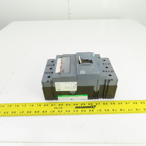 Siemens 3VA6340-5HL31 400A Molded Case Circuit Breaker 600V Adjustable Trip