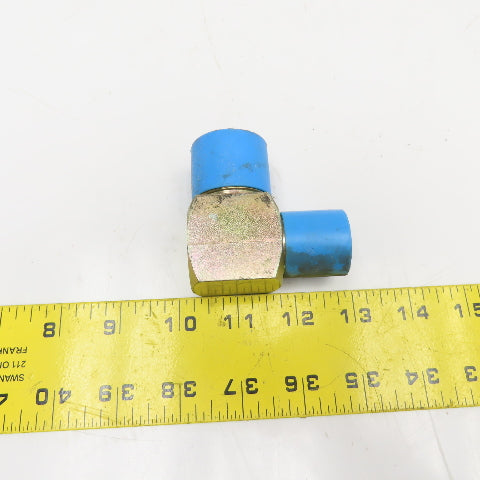 3/4" NPSM Male x 1" JIC Male Flare Elbow 90°