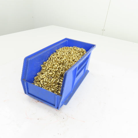 #10-24 Brass Threaded Heat Set Insert For Plastic 3D Printing 0.280" OD Lot/4000